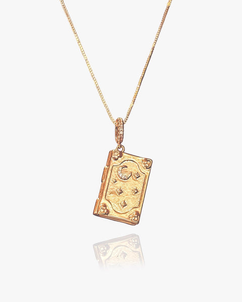 Stainless Steel Book Locket Square Pendant Necklace For DIY Jewelry Making  Unisex Clavicle Chain With Personality For Couples From Copy01, $5.75 |  DHgate.Com